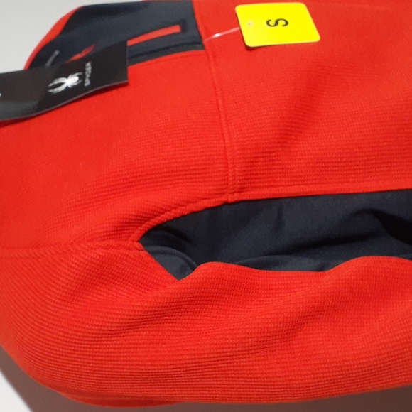 NWT Spyder Gait Half Zip Jacket - Small - Red/Black - Picture 4 of 8